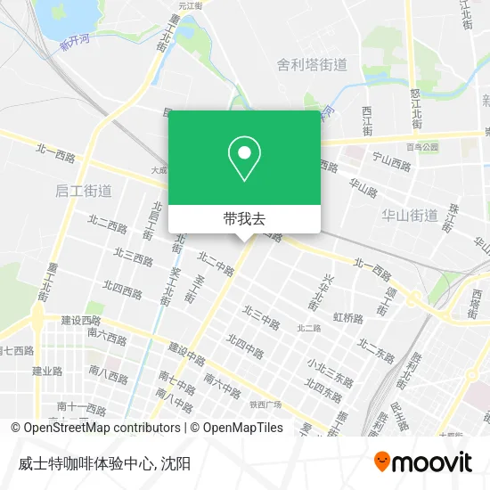 威士特咖啡体验中心地图