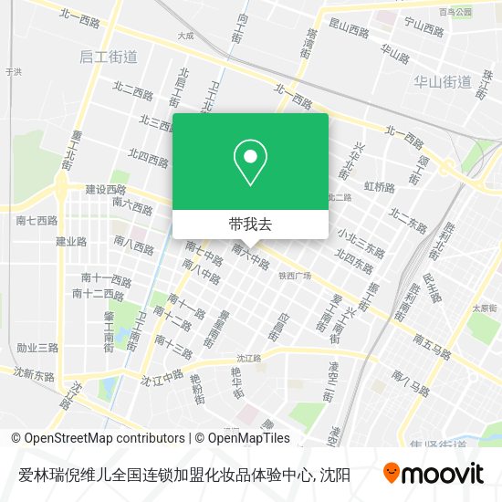爱林瑞倪维儿全国连锁加盟化妆品体验中心地图