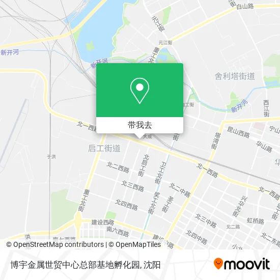 博宇金属世贸中心总部基地孵化园地图