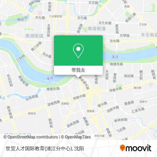 世贸人才国际教育(浦江分中心)地图