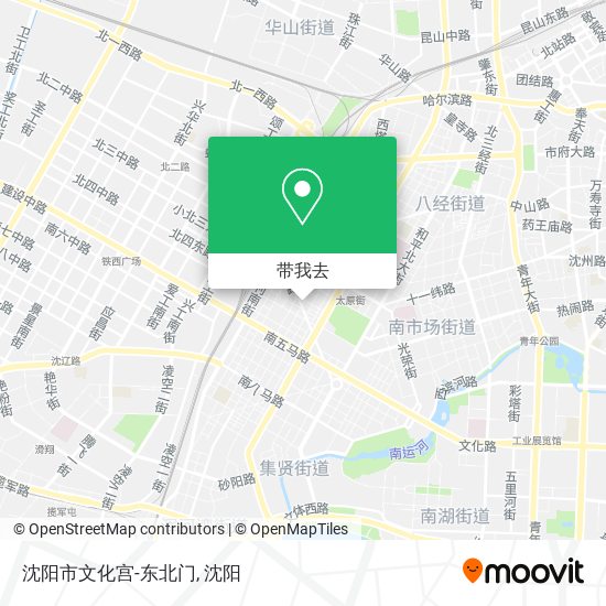 沈阳市文化宫-东北门地图