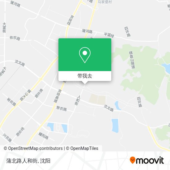 蒲北路人和街地图