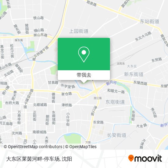 大东区莱茵河畔-停车场地图