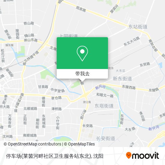停车场(莱茵河畔社区卫生服务站东北)地图