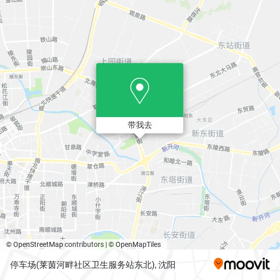 停车场(莱茵河畔社区卫生服务站东北)地图