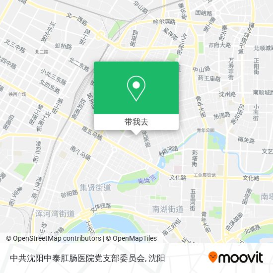 中共沈阳中泰肛肠医院党支部委员会地图