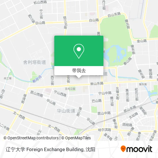 辽宁大学 Foreign Exchange Building地图
