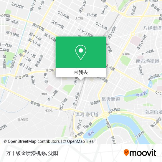 万丰钣金喷漆机修地图