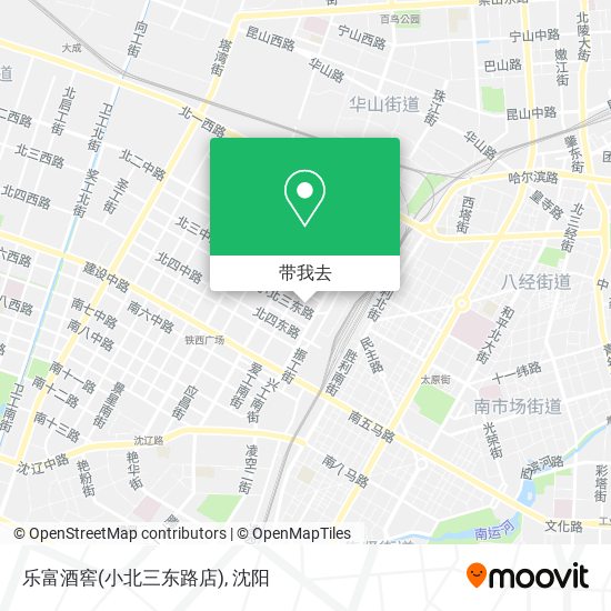 乐富酒窖(小北三东路店)地图