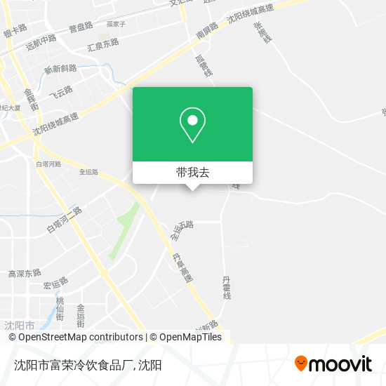 沈阳市富荣冷饮食品厂地图