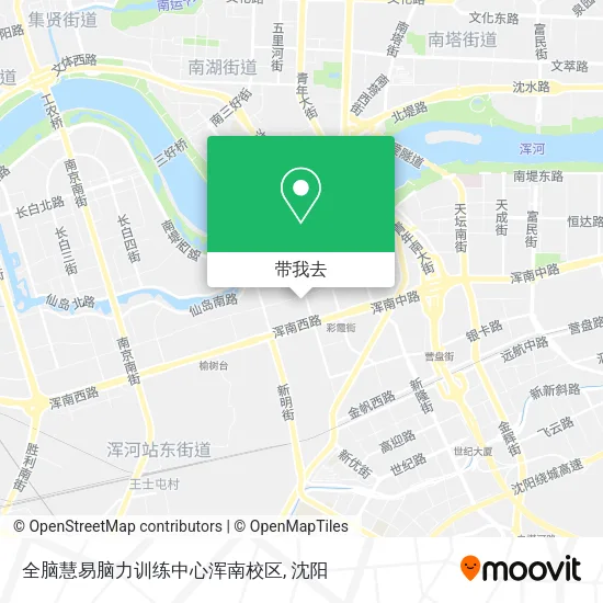 全脑慧易脑力训练中心浑南校区地图