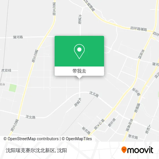 沈阳瑞克赛尔沈北新区地图