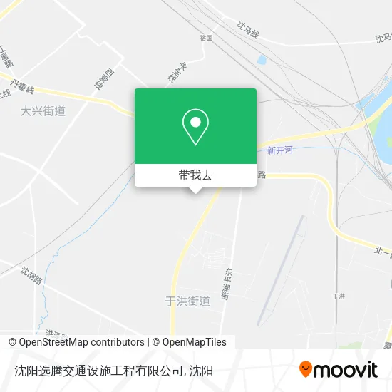 沈阳选腾交通设施工程有限公司地图