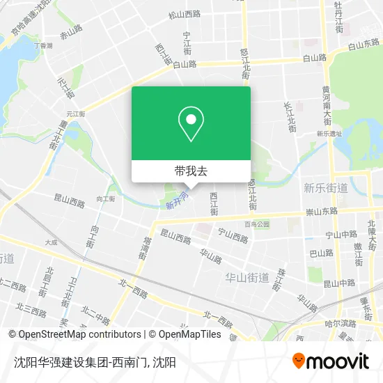 沈阳华强建设集团-西南门地图