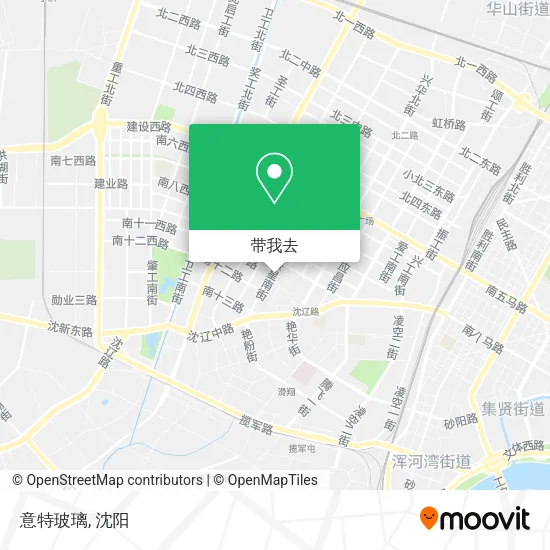 意特玻璃地图