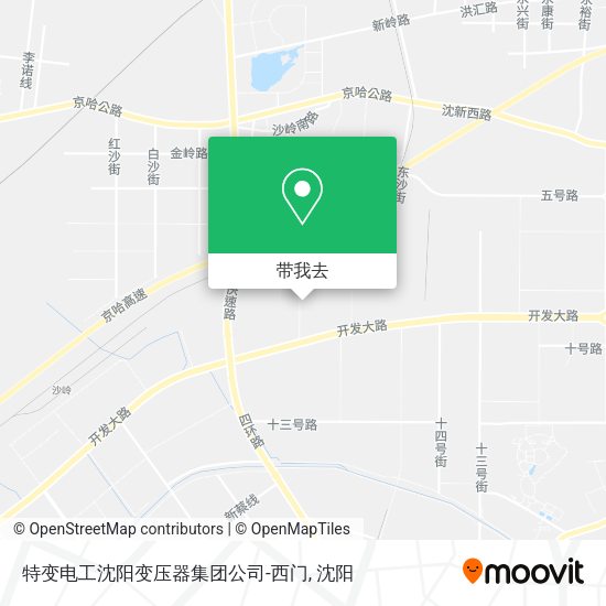 特变电工沈阳变压器集团公司-西门地图