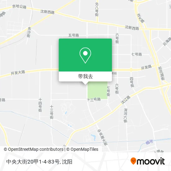 中央大街20甲1-4-83号地图