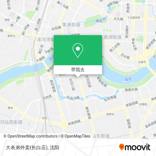 大表弟外卖(长白店)地图