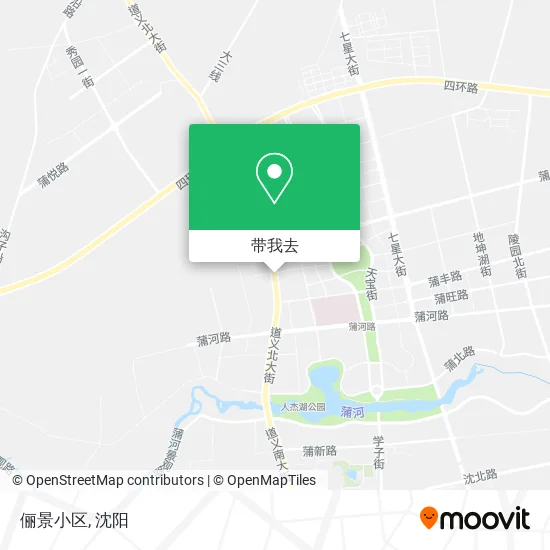 俪景小区地图