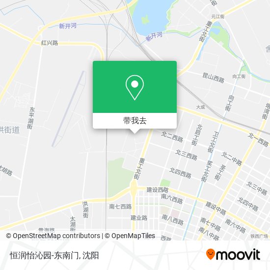 恒润怡沁园-东南门地图