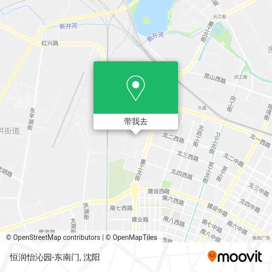 恒润怡沁园-东南门地图