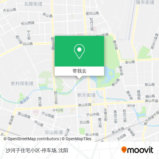 沙河子住宅小区-停车场地图
