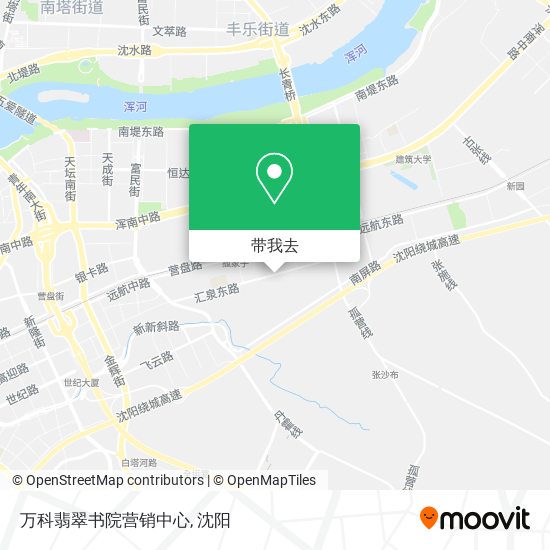 万科翡翠书院营销中心地图