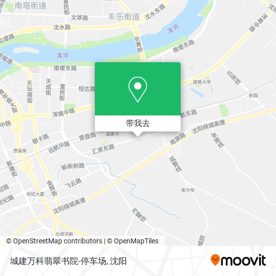 城建万科翡翠书院-停车场地图