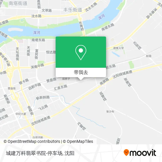 城建万科翡翠书院-停车场地图