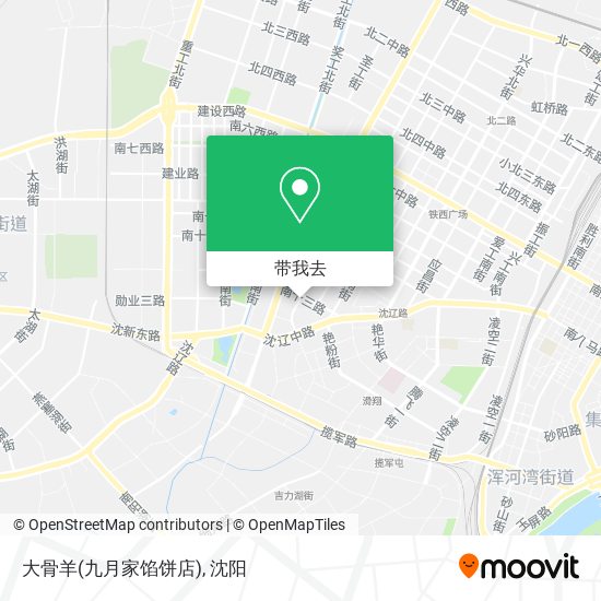 大骨羊(九月家馅饼店)地图