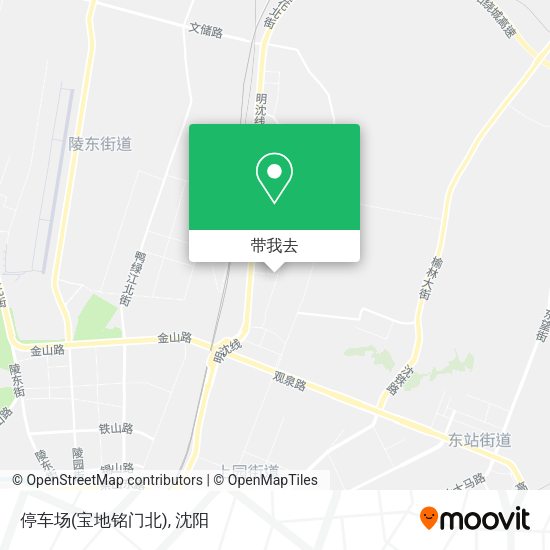 停车场(宝地铭门北)地图