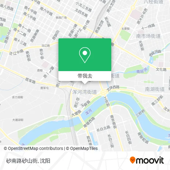 砂南路砂山街地图