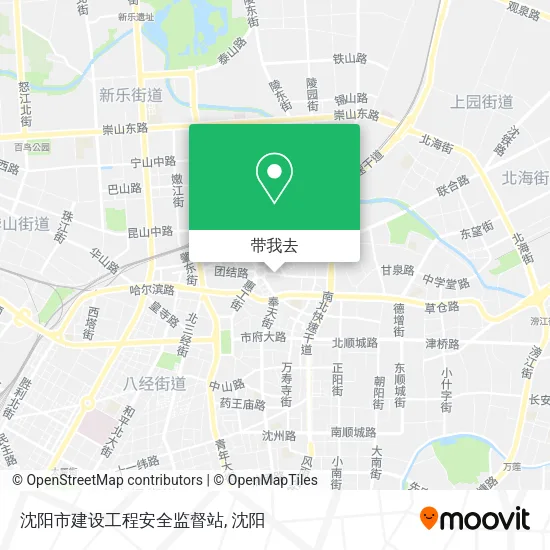 沈阳市建设工程安全监督站地图
