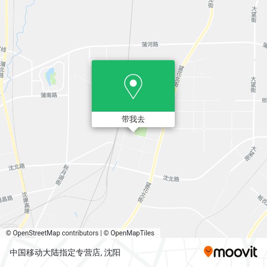 中国移动大陆指定专营店地图