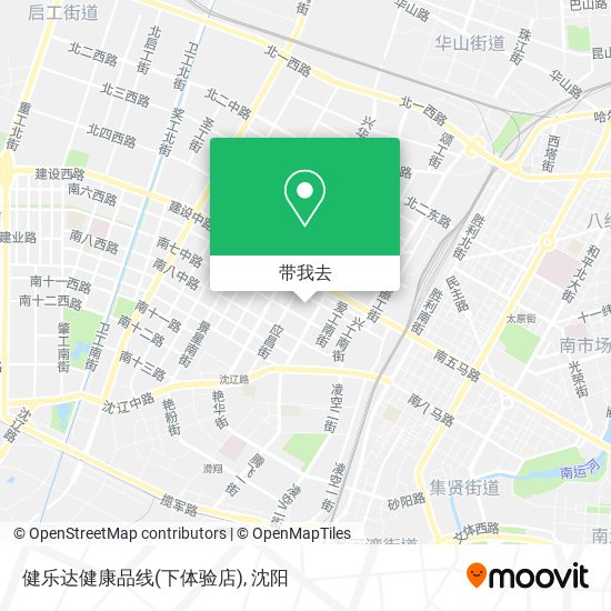健乐达健康品线(下体验店)地图