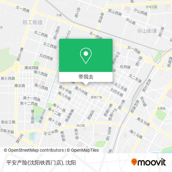平安产险(沈阳铁西门店)地图
