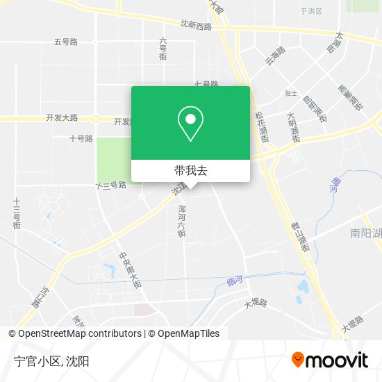 宁官小区地图