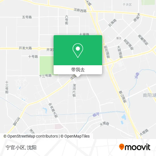 宁官小区地图