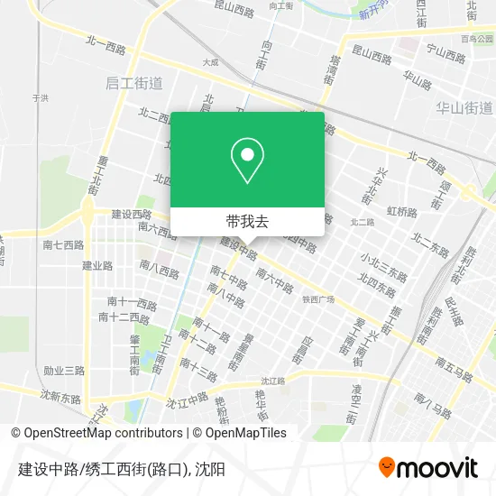 建设中路/绣工西街(路口)地图