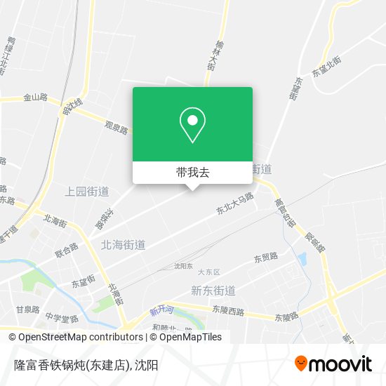 隆富香铁锅炖(东建店)地图
