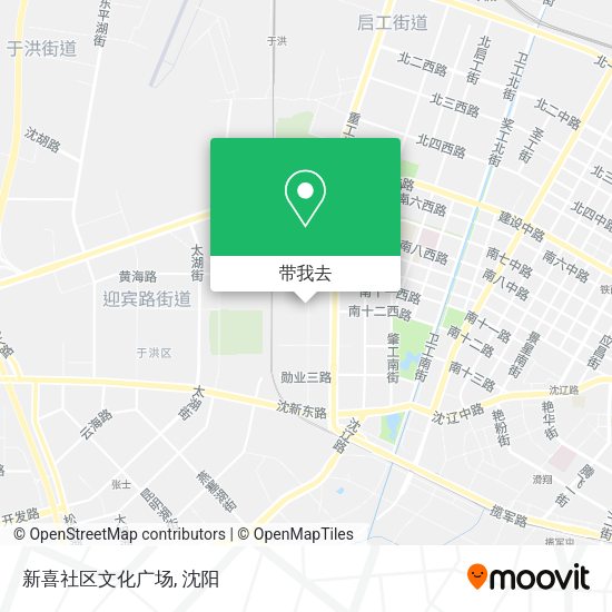 新喜社区文化广场地图