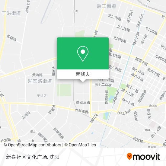 新喜社区文化广场地图