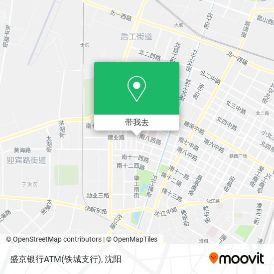 盛京银行ATM(铁城支行)地图