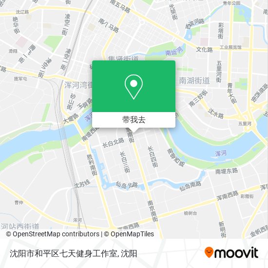 沈阳市和平区七天健身工作室地图