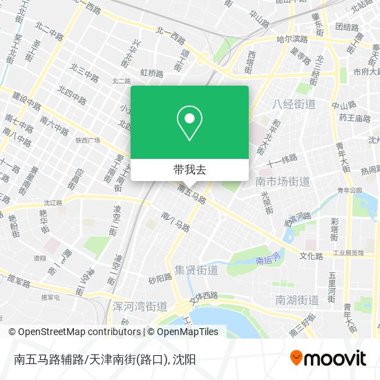 南五马路辅路/天津南街(路口)地图