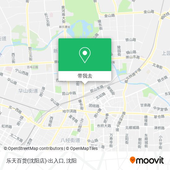 乐天百货(沈阳店)-出入口地图