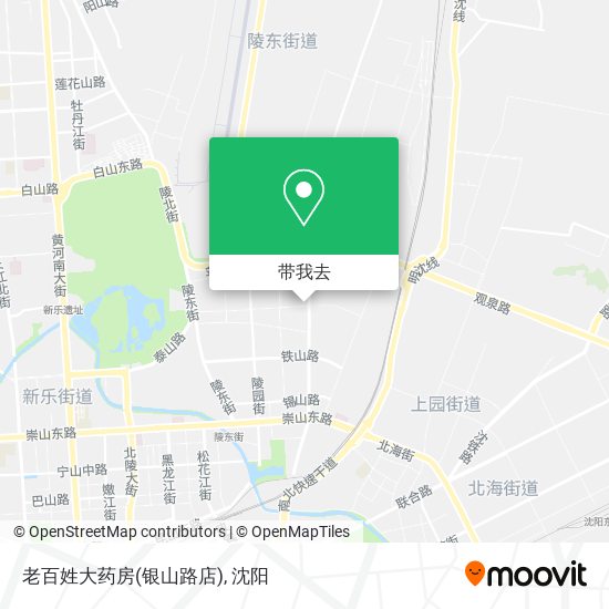 老百姓大药房(银山路店)地图