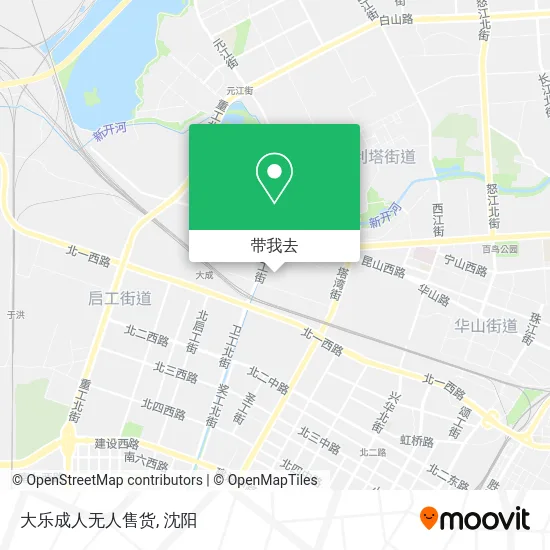 大乐成人无人售货地图