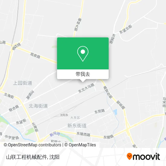 山联工程机械配件地图