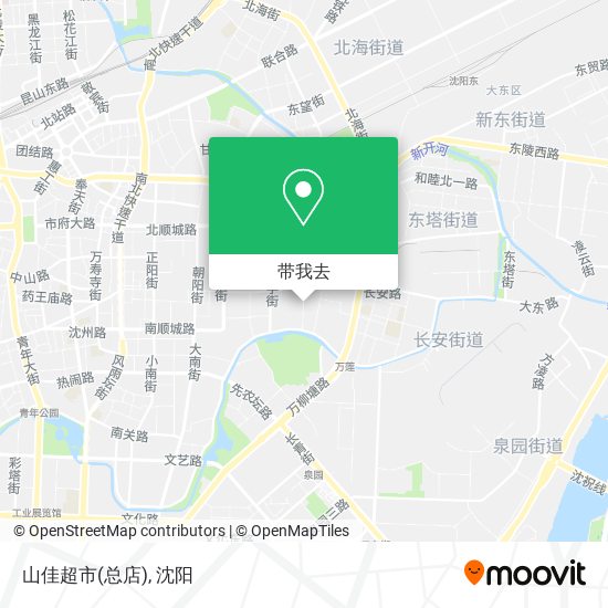 山佳超市(总店)地图